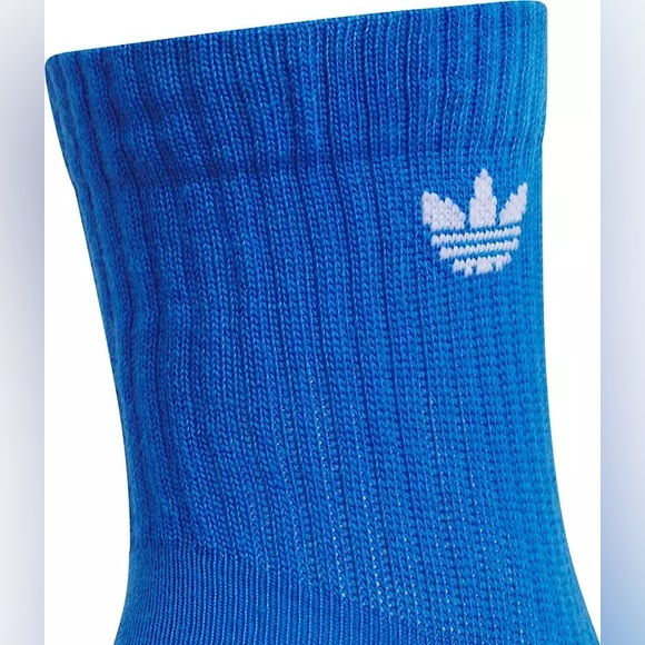 adidas Originals 3.0 Mid-Cut Crew Socks - 3 Pack, medium, NWT - Picture 6 of 7